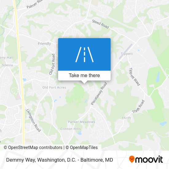 Demmy Way map