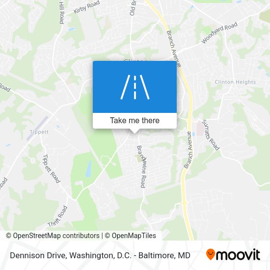 Dennison Drive map