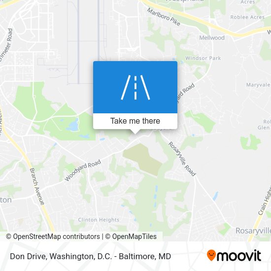 Don Drive map