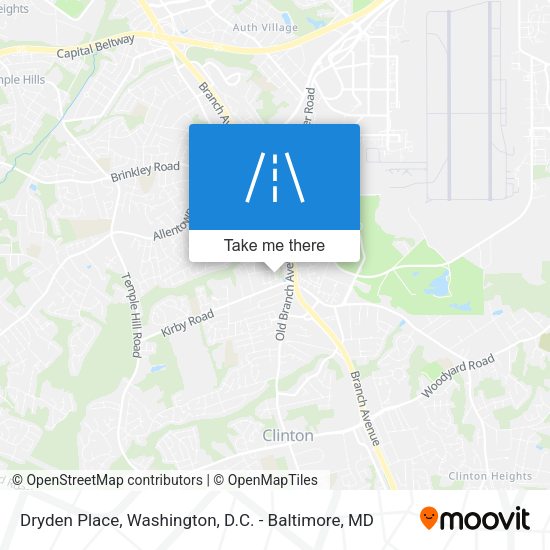 Dryden Place map