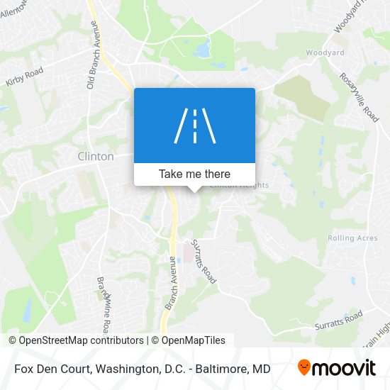 Fox Den Court map
