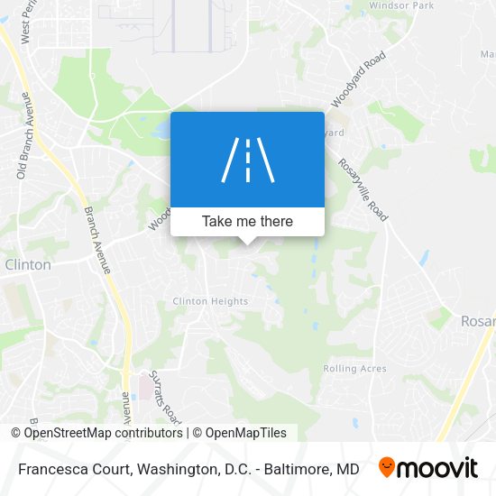 Francesca Court map