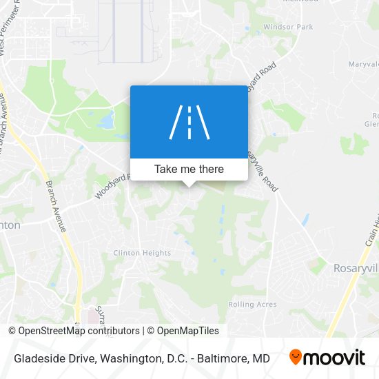 Mapa de Gladeside Drive