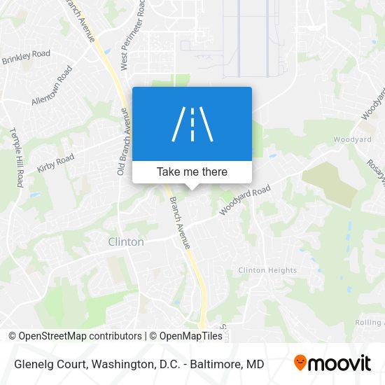 Mapa de Glenelg Court