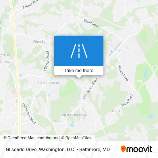 Glissade Drive map
