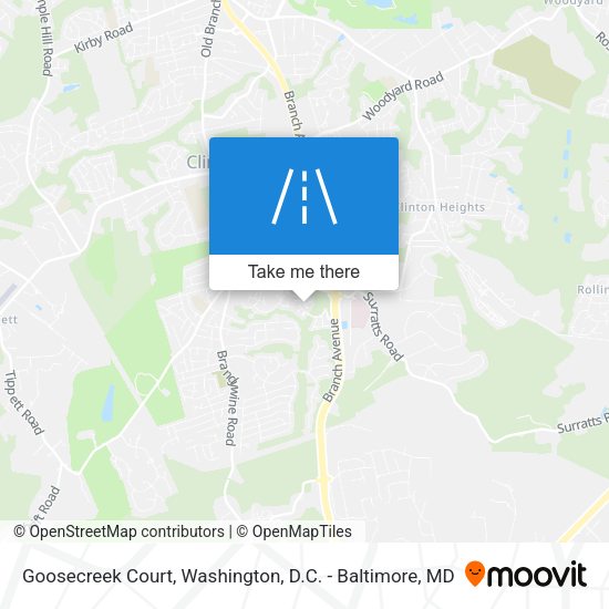 Goosecreek Court map