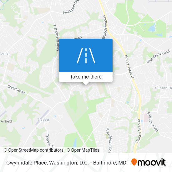 Gwynndale Place map
