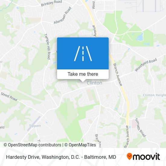 Hardesty Drive map