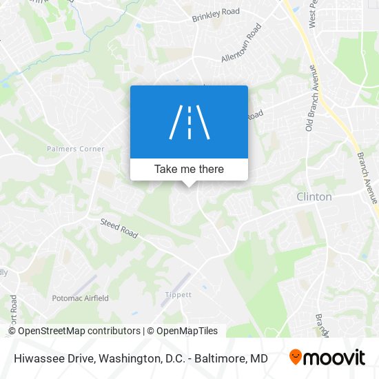 Hiwassee Drive map