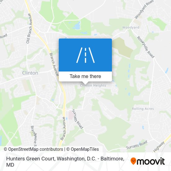 Mapa de Hunters Green Court