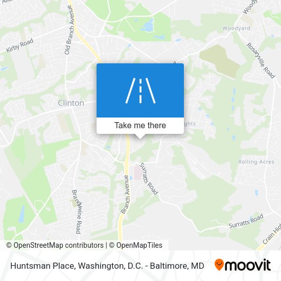 Huntsman Place map