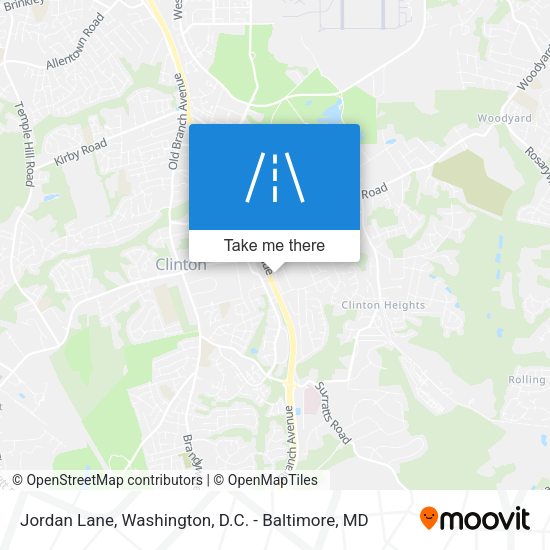 Jordan Lane map