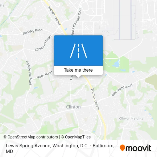 Lewis Spring Avenue map