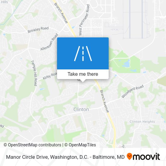 Mapa de Manor Circle Drive