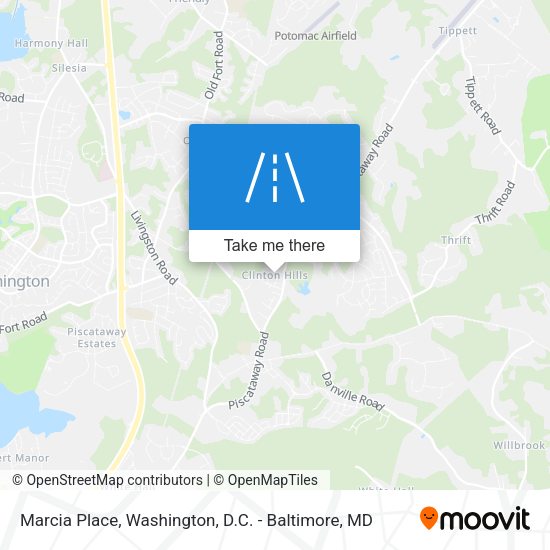Marcia Place map