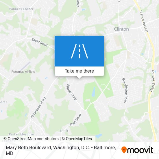 Mapa de Mary Beth Boulevard