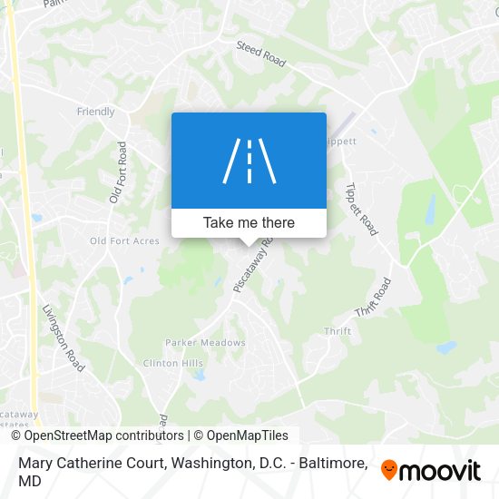 Mary Catherine Court map