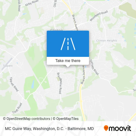 MC Guire Way map