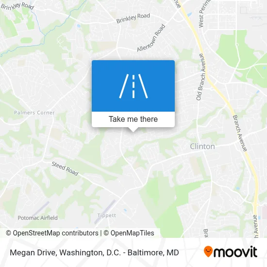 Megan Drive map