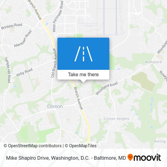 Mike Shapiro Drive map