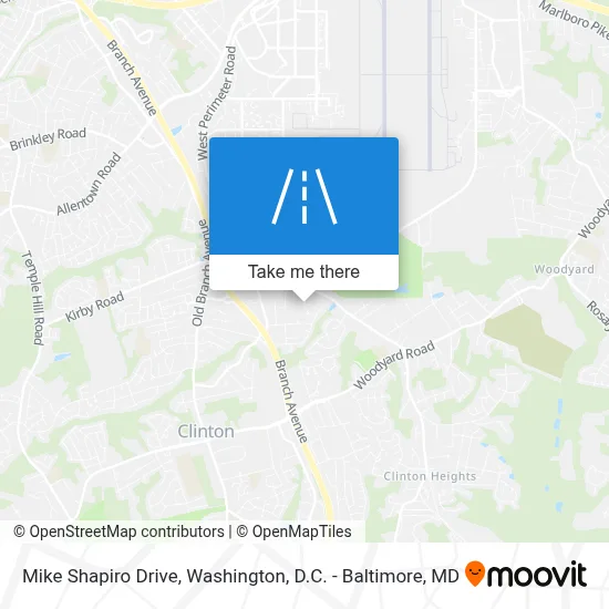 Mike Shapiro Drive map