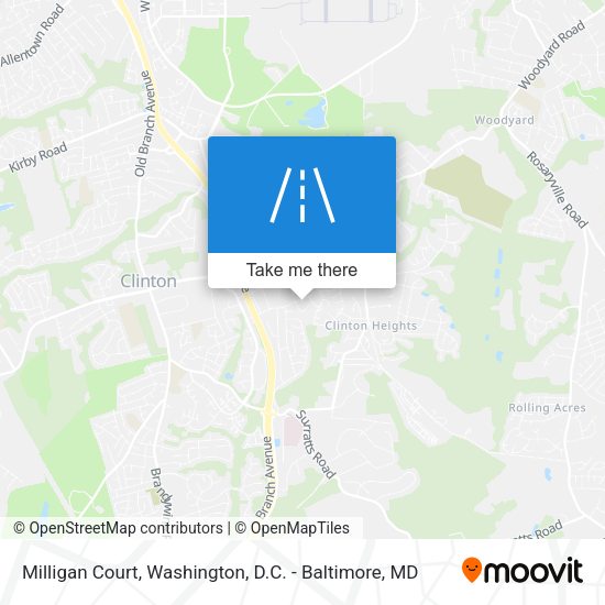 Milligan Court map