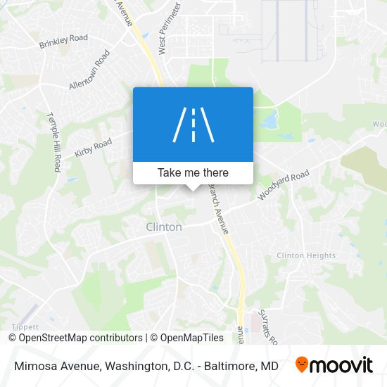 Mapa de Mimosa Avenue