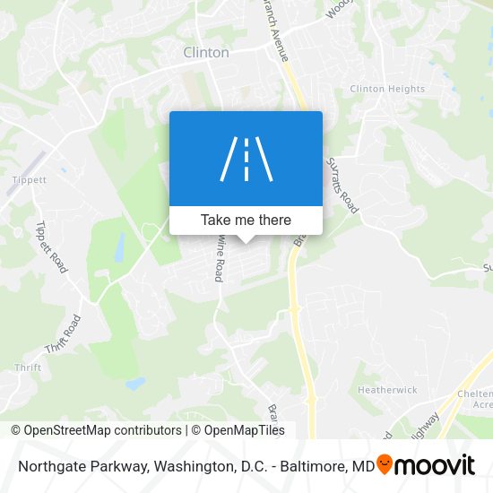 Northgate Parkway map
