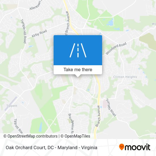 Oak Orchard Court map