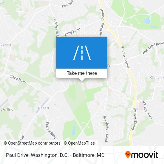 Mapa de Paul Drive
