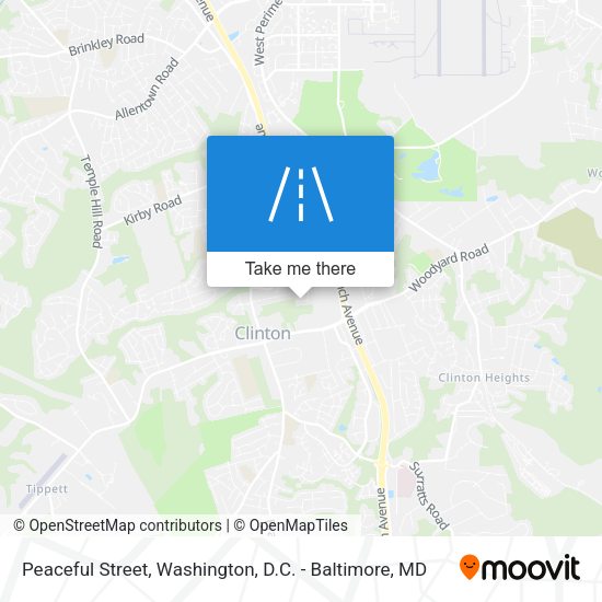 Peaceful Street map