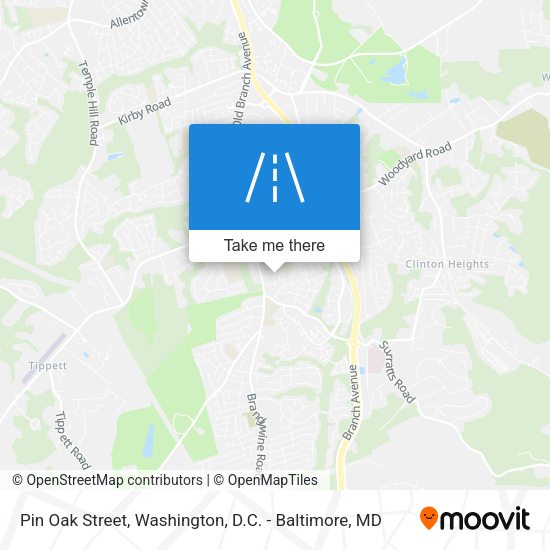 Mapa de Pin Oak Street