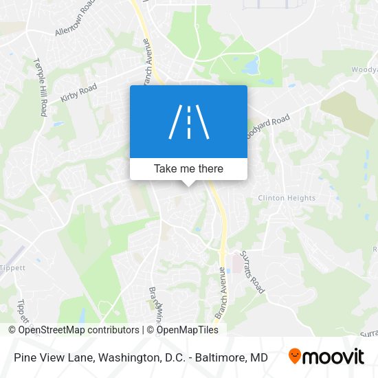 Mapa de Pine View Lane