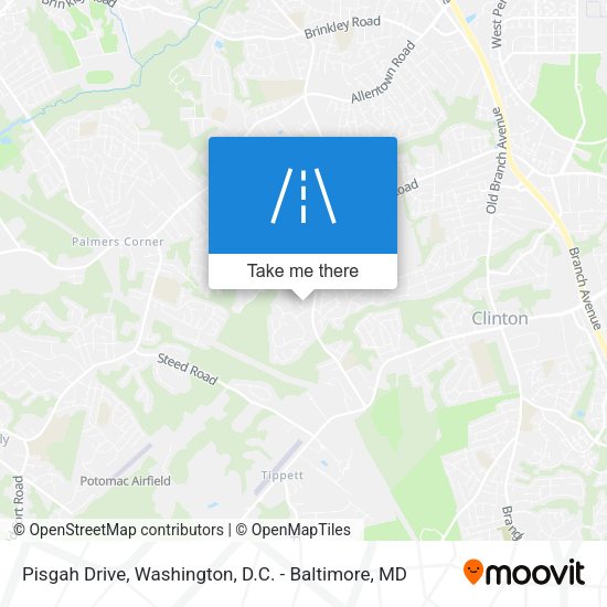 Pisgah Drive map