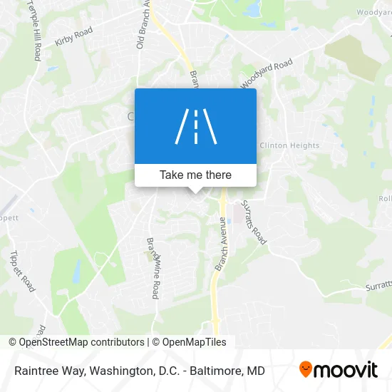 Raintree Way map