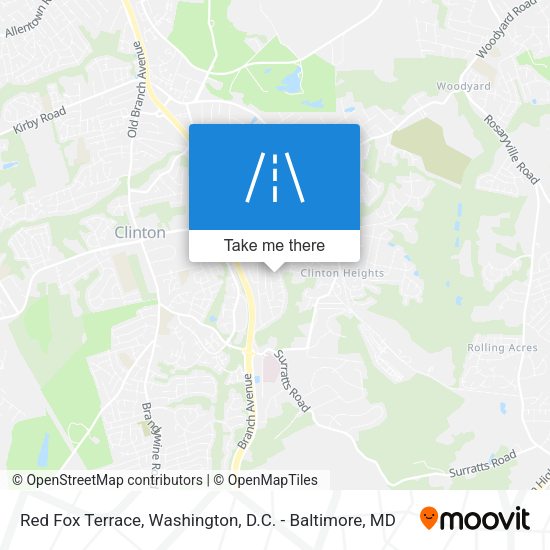 Mapa de Red Fox Terrace