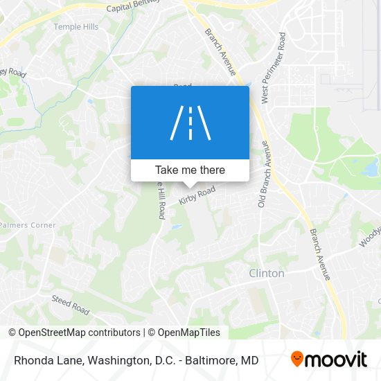 Rhonda Lane map