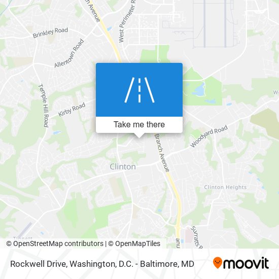 Rockwell Drive map