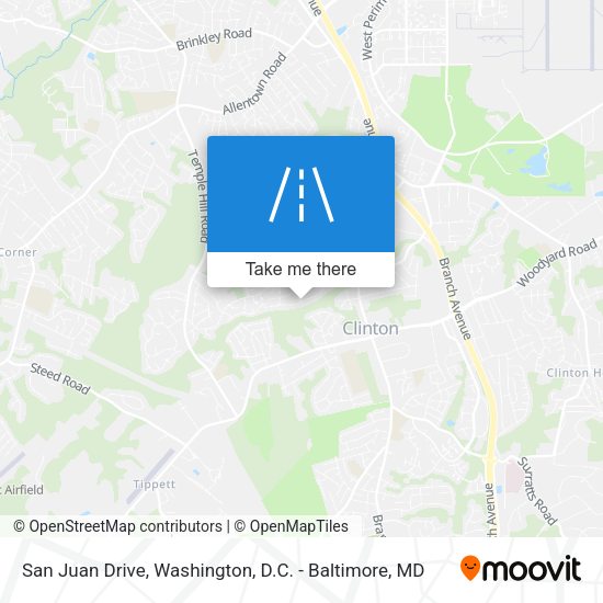 Mapa de San Juan Drive