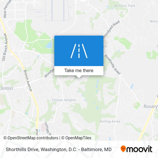 Mapa de Shorthills Drive