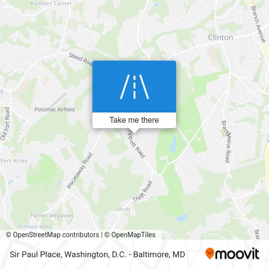 Sir Paul Place map