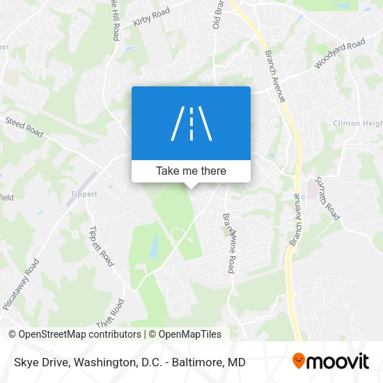 Skye Drive map