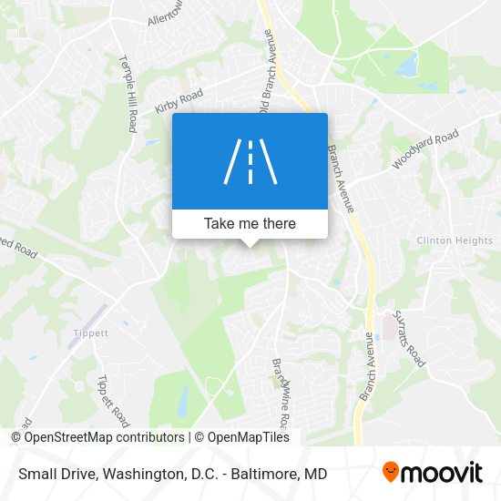 Small Drive map