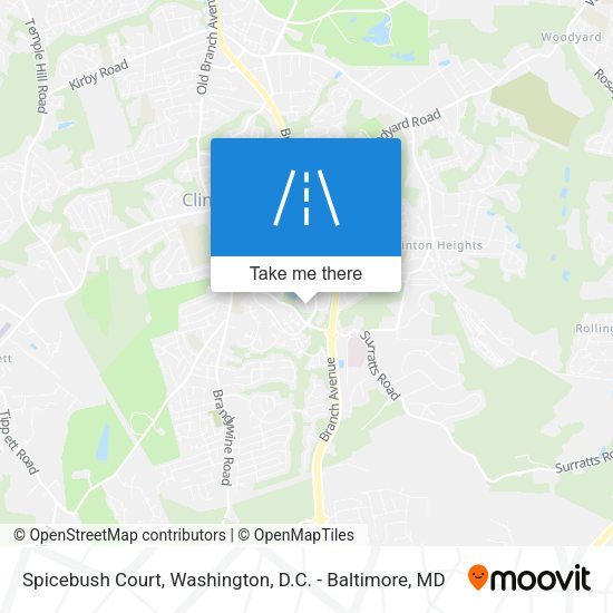 Mapa de Spicebush Court