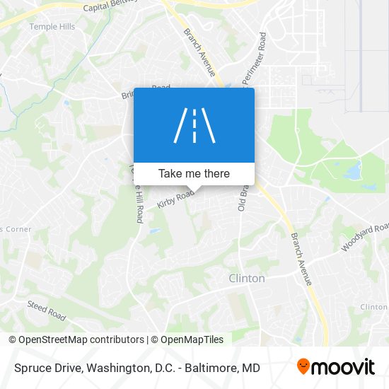 Spruce Drive map
