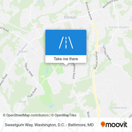Sweetgum Way map
