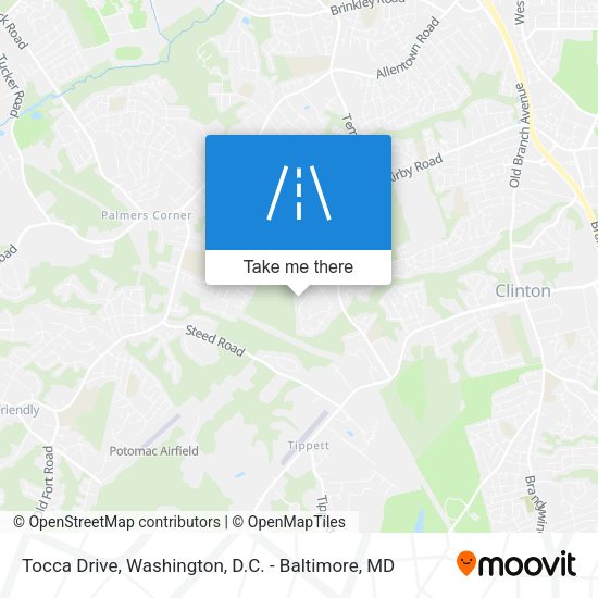 Mapa de Tocca Drive