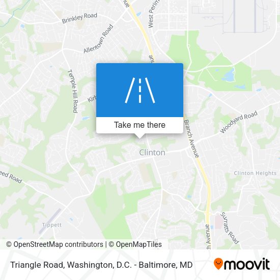 Mapa de Triangle Road