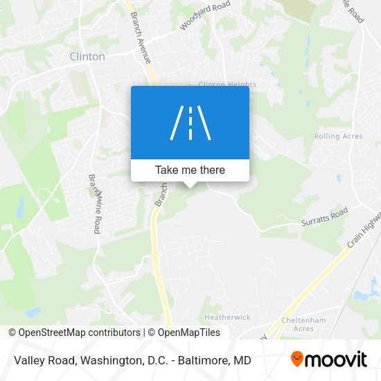 Valley Road map