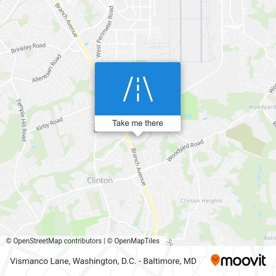 Vismanco Lane map